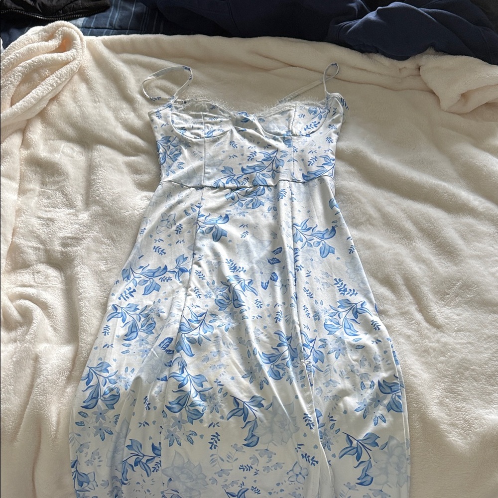 Blue Floral Women's Dreaa